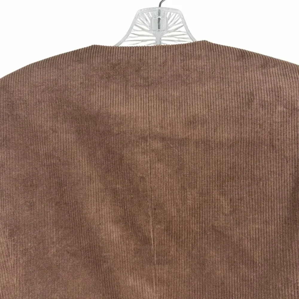 Veronica Beard Bentley Double Breasted Corduroy Jacket Brown Size 2 - Picture 9 of 11